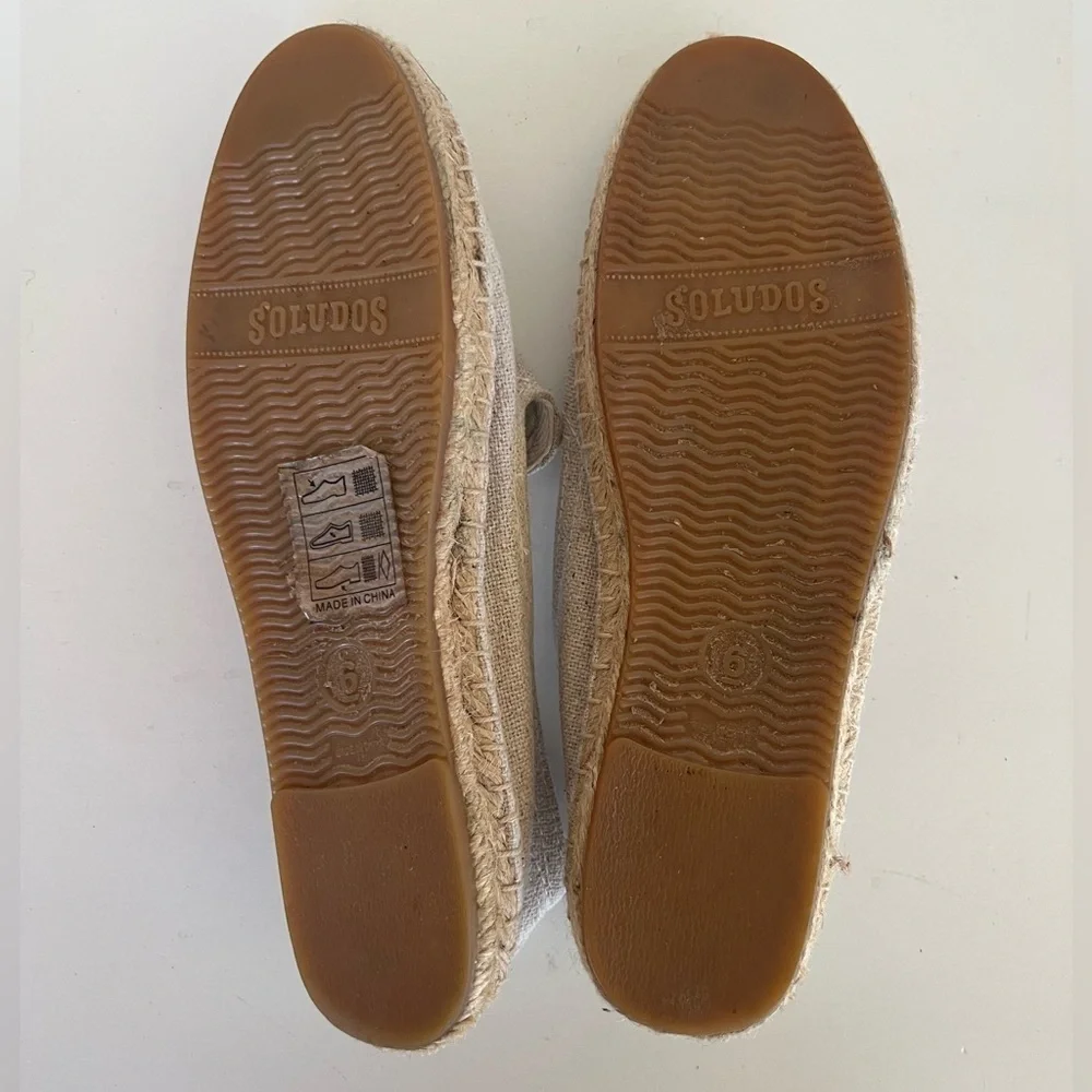 Soludos x Jason Polan Wink Embroidered Smoking Slipper Espadrille, 6